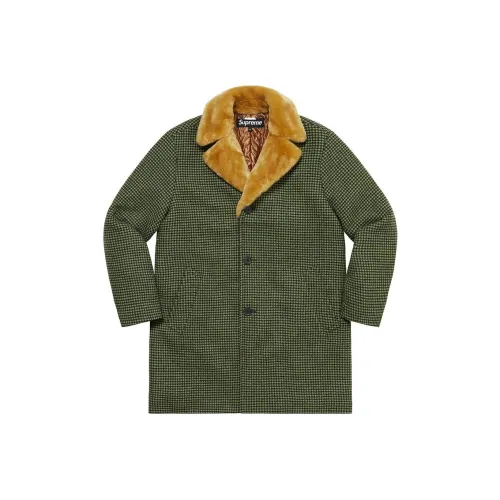 Supreme Fur Collar Car Coat