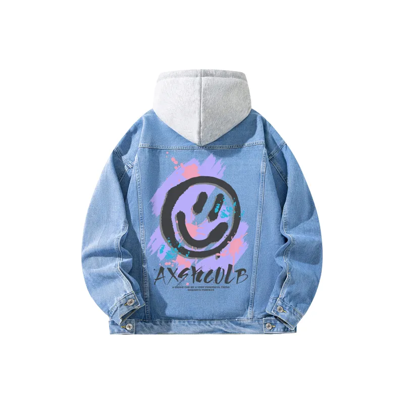 A.X.S.K Denim Jackets Unisex-3