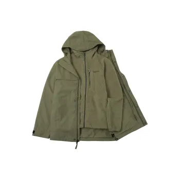 Timberland Windproof Wear Resistant Warm Windbreaker Jacket Men's Green