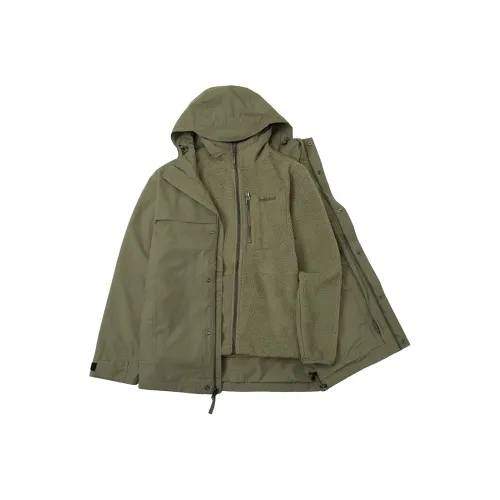 Timberland Windproof Wear Resistant Warm Windbreaker Jacket Men's Green