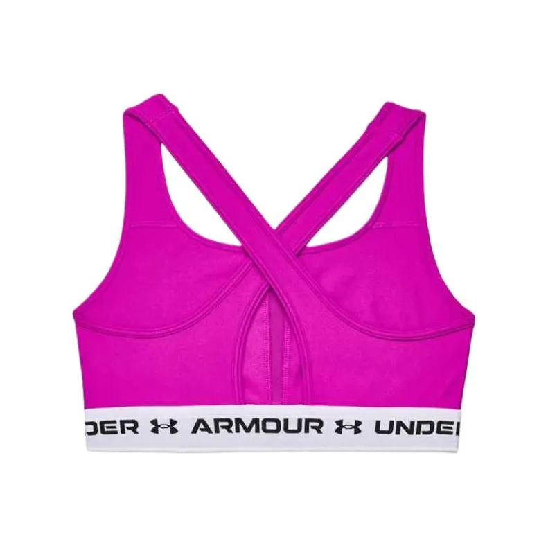 Under Armour CrossbackHeatGear Armour® Mid Sports Underwear Women's Pink-1