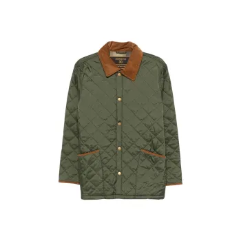 BARBOUR Diamond Quilted Buttoned Jacket