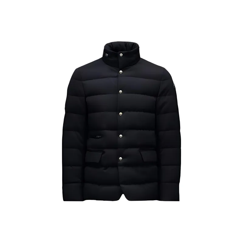 Moncler Bess Short Down Jacket Down Jacket Men's Dark Blue-0