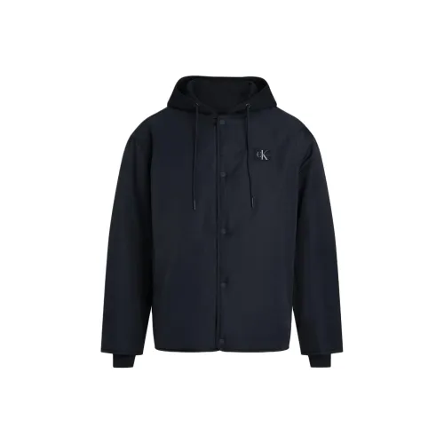CALVIN KLEIN Jackets Coats Europe Version Men's Black