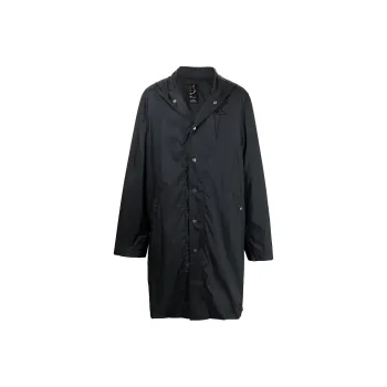 RICK OWENS Coats Men Black