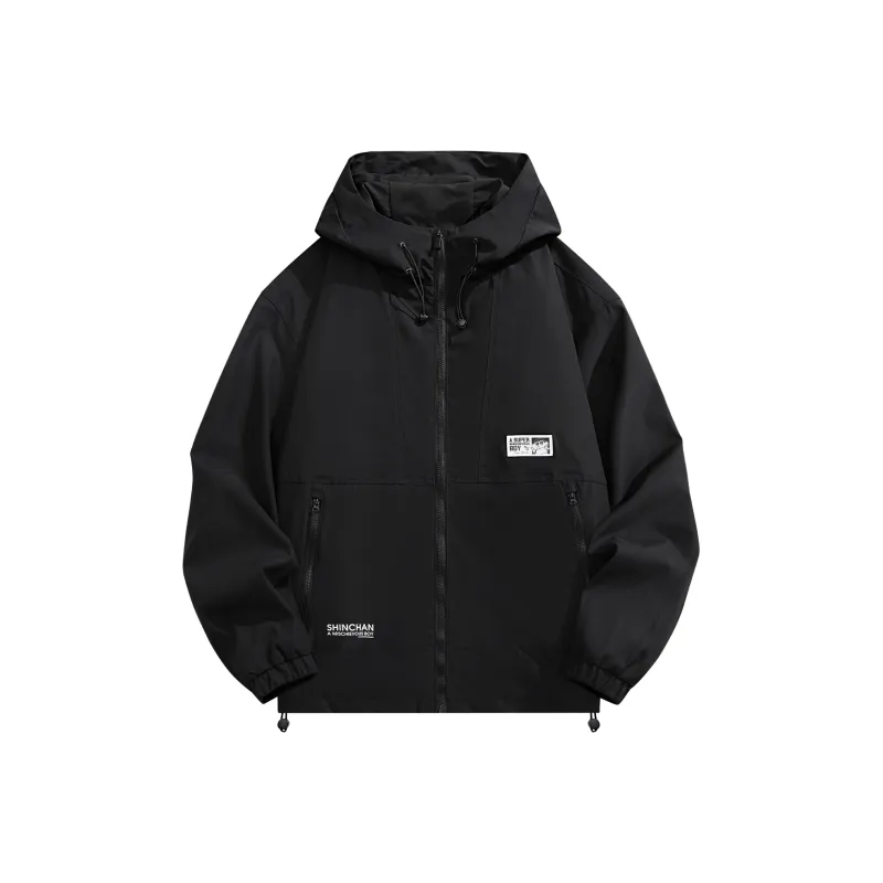 Crayon Shinchan Jackets Unisex Black-0