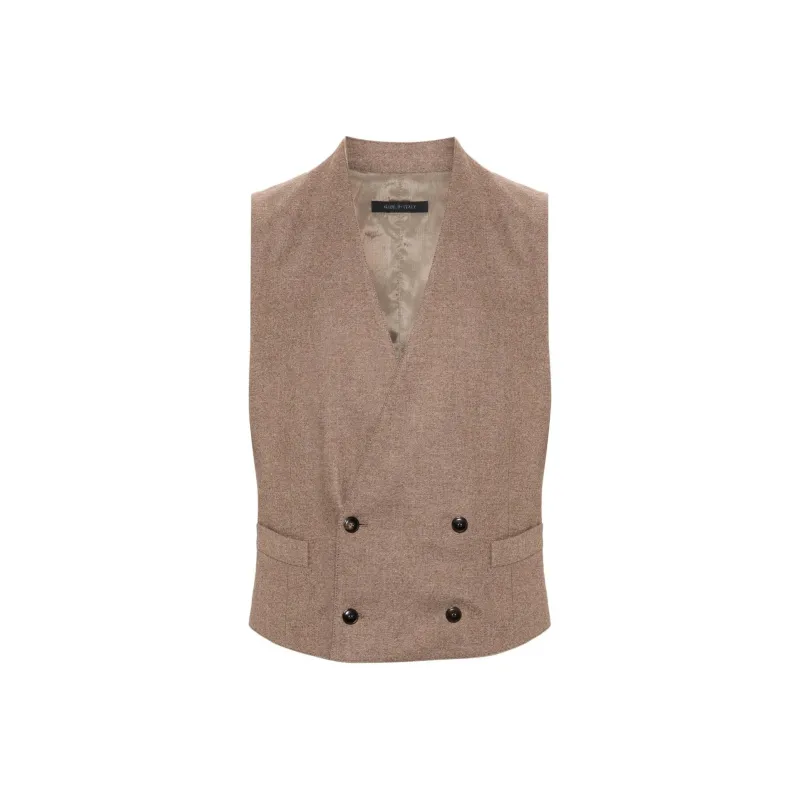 GIORGIO ARMANI Mélange Waistcoat-0
