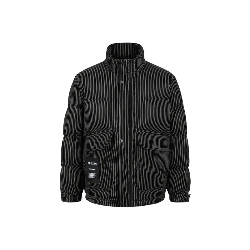 KIKC Down Jackets Men Pitch Black-0