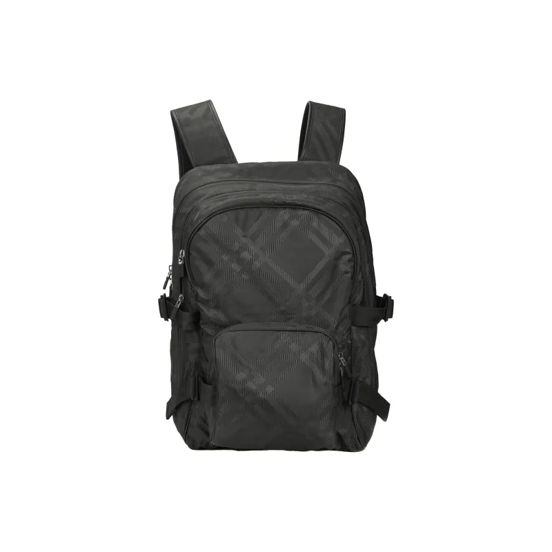 Burberry Polyamide Blended With Polyester Backpack Men's Black-0