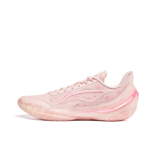 LiNing Blade 5 V2 Cushioning, Slip Resistant, And Breathable Low Top Basketball Shoes Men's Pink
