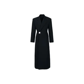 455EMBLE Coats Unisex Black