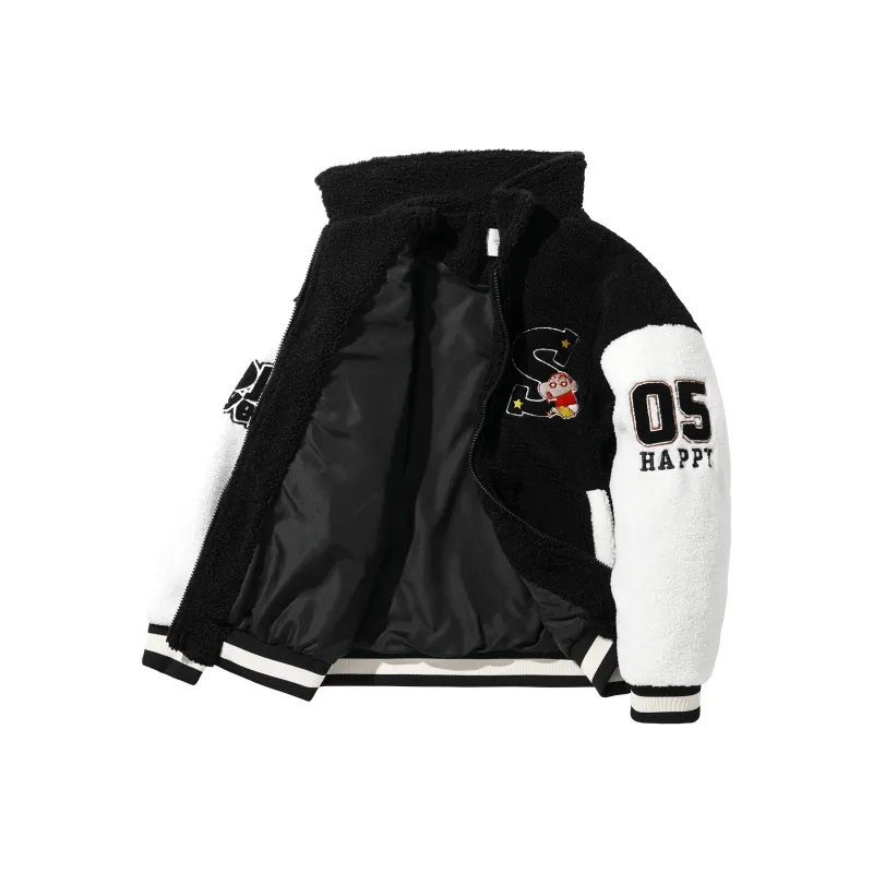 Crayon Shinchan Velvet feel Coat Unisex-0