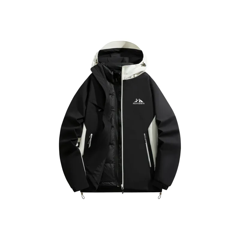 Feiyue Windproof Warm Cold-Resistant Windbreaker Jacket Unisex-0