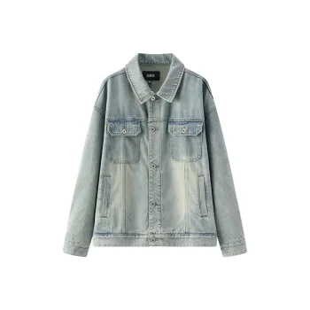 SEM/R Denim Jacket Men's Denim Yellow Mud