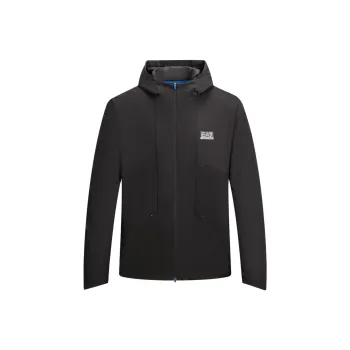 EMPORIO ARMANI Logo patch Hooded Jacket