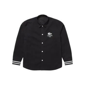 LACOSTE Jackets & Coats Men's Black