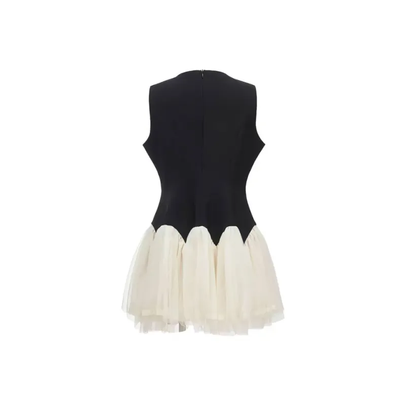 PUREIDOL Sleeveless Dress Women's Black-1