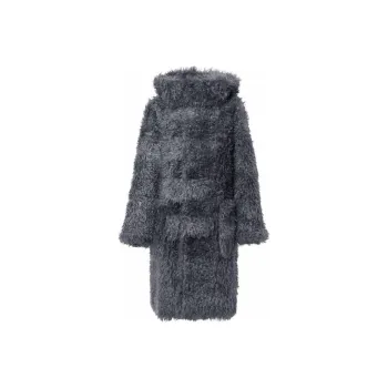Burberry Textured Hooded Duffle Coat