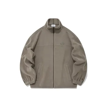 COVERNAT Velvet feel Coat Unisex Beige