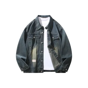 PAL ONGACO Denim Jacket Unisex Vintage Blue
