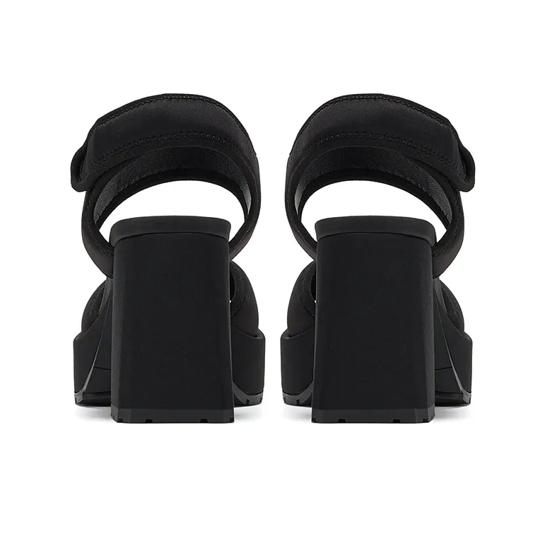 GG CC Chunky Heel One Strap Sandals 9.5cm Women's-3