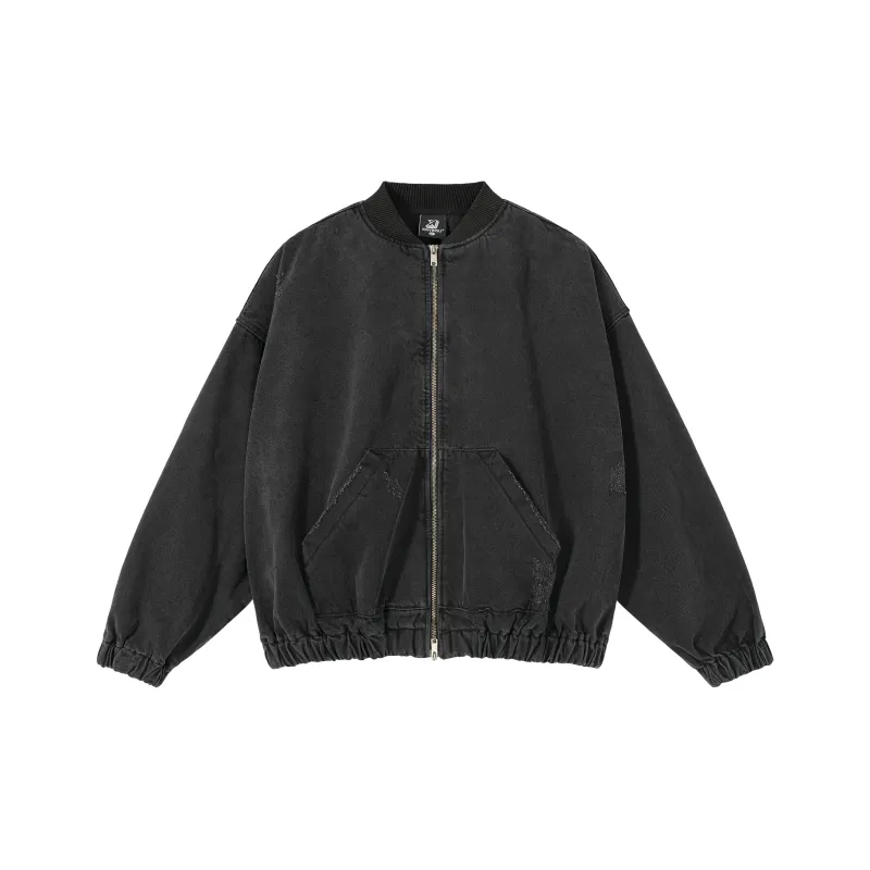 XINYINSU 24FW Denim Jacket Unisex Dark Gray-0