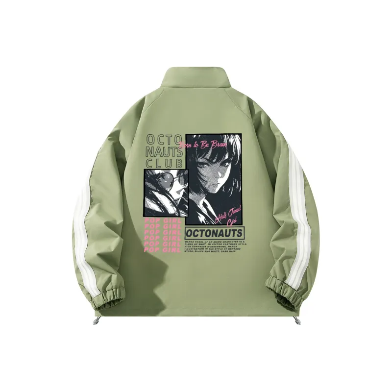 Small Columns Under The Sea Jackets Coats Unisex-8