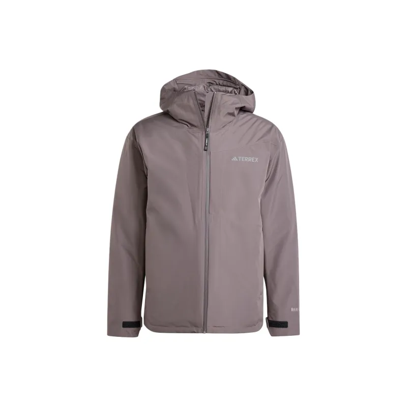 Adidas High Altitude Climbing Waterproof And Windproof Windbreaker Jacket Men's Charcoal Gray/Gray/Charcoal Gray/Gray-0