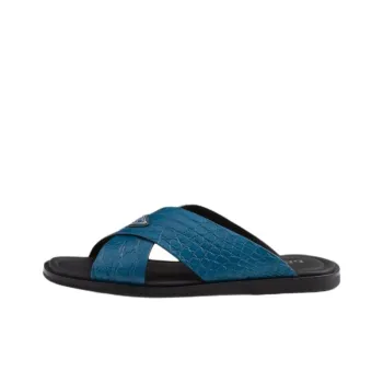 PRADA Slide Slippers Men's Blue