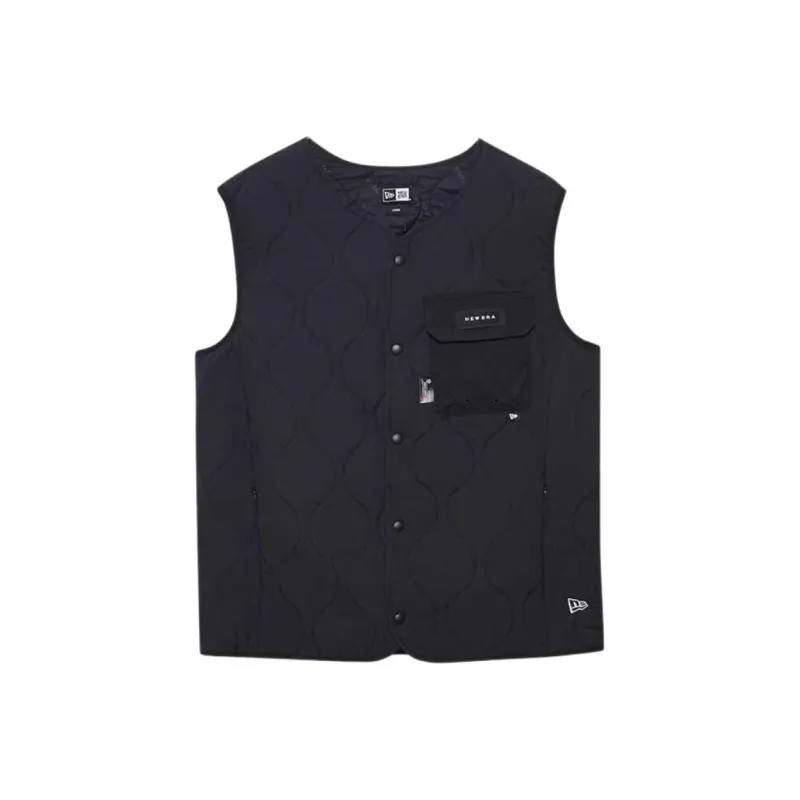 New Era Vests Unisex Black-0