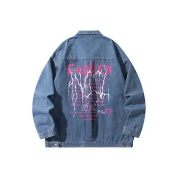 EOOVEN Denim Jackets Unisex