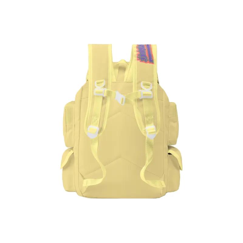 COEXISTENCE Polyester Backpack Basketball Bag Tubas Unisex White-38