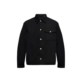 Burberry Long Sleeved Buttoned Denim Jacket