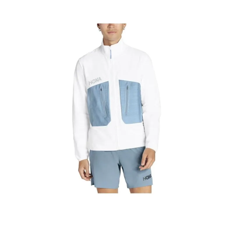 HOKA ONE ONE Mission Jackets Men White-0