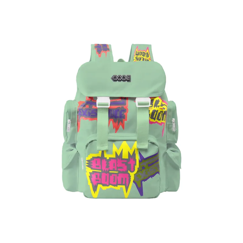 COEXISTENCE Polyester Backpack Basketball Bag Tubas Unisex White-30