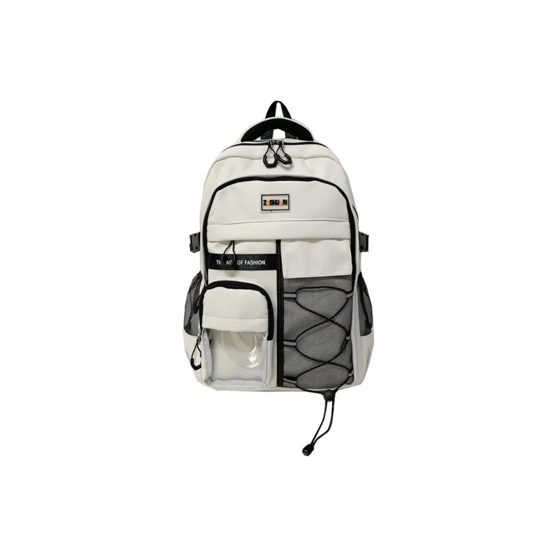 H YXIANG Composite Cloth Backpack Unisex Multicolor-1