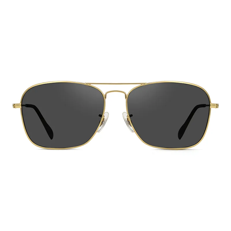 Wood Premium Alloy Square Sunglasses Men's-5