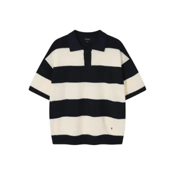 COVERNAT SS25 Polo Shirt Unisex Dark Marine Blue