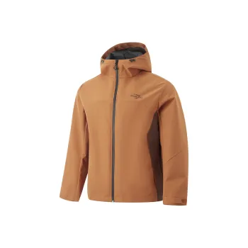 LiNing Variety Training Collection Windproof And Waterproof Abrasion Resistant Windbreaker Jacket Men Amber Brown