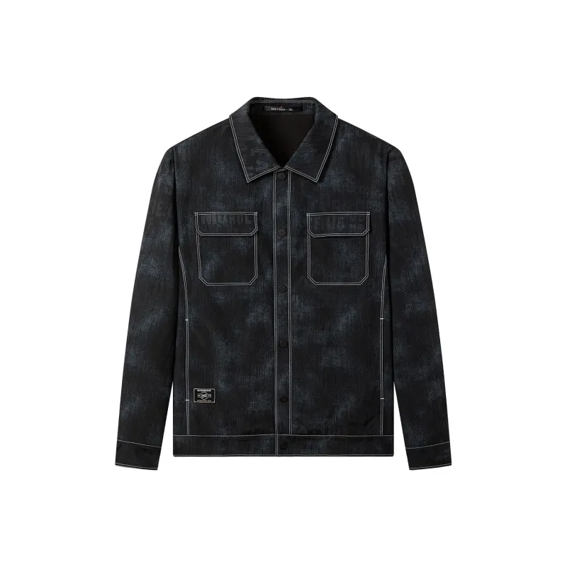 SEVEN Denim Jacket Men's Navy Blue-0