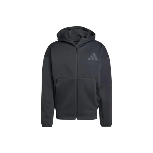 Adidas Free Shipping With AdiClub Z.N.E. Full Zip Hooded Track Jacket