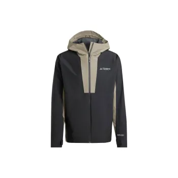 Adidas Outdoor Hiking Waterproof And Windproof Windbreaker Jacket Men's Black