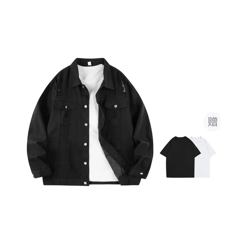 BOTH PLAY Denim Jackets Unisex-5