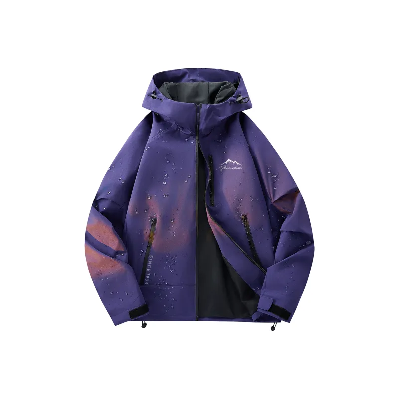 PAUL COSTELLOE Outdoor Hiking Waterproof And Windproof Windbreaker Jacket Unisex-12