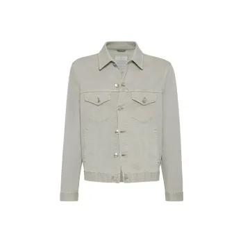 Brunello Cucinelli Long Sleeved Denim Jacket