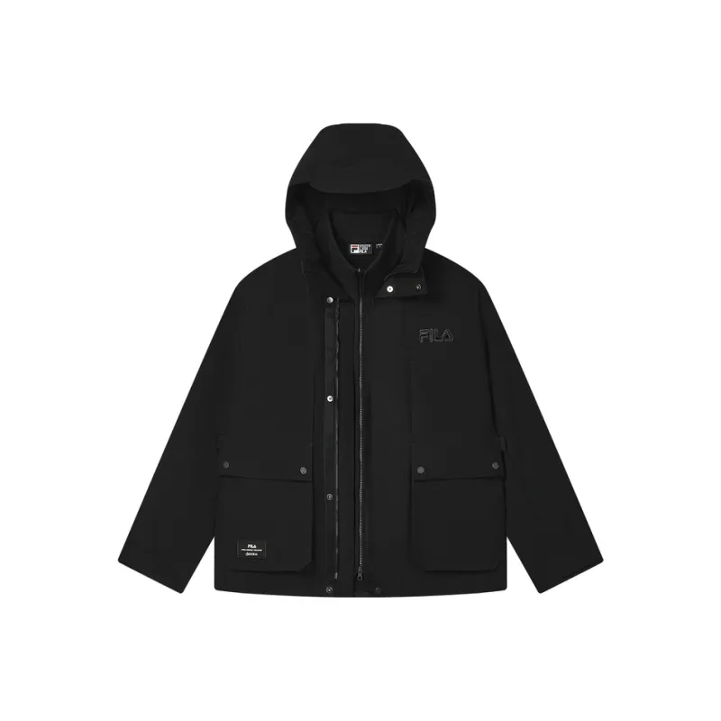 FILA Windbreaker Jacket Men's Jet Black-0