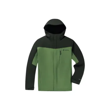 Columbia Water Resistant Warm Heat Reflective Windbreaker Jacket Men's Green