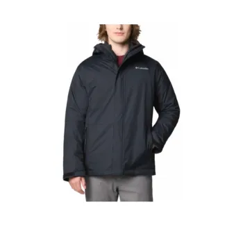 Columbia Point Park Waterproof And Breathable Warm Windbreaker Jacket Men's Black