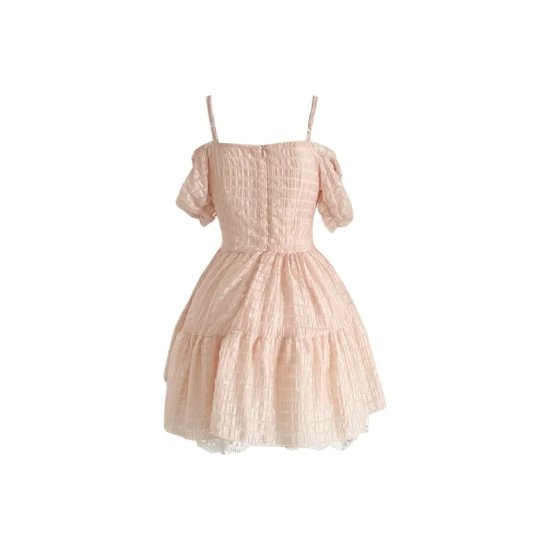 Udon House Slip Dress Women's Peach Pudding Powder-1