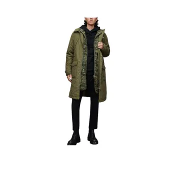 ALLSAINTS Coats Men Olive Branch Green